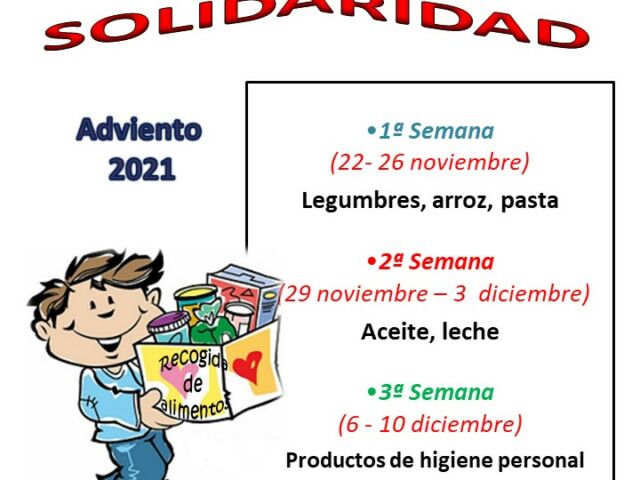CARTEL RECOGIDA ALIMENTOS 2021